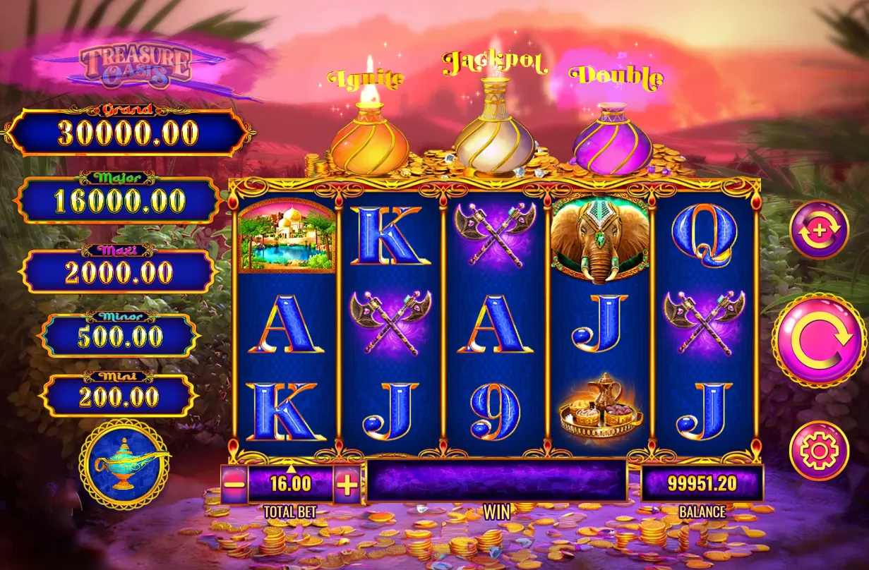 Mystery of the Lamp Treasure Oasis demo